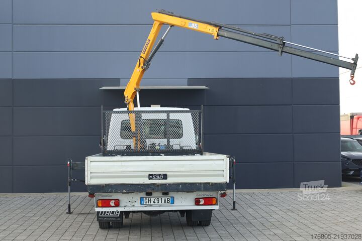 камион с платформа и кран Renault Master TC TP RG L3 T35 ICE CASSONE Casso