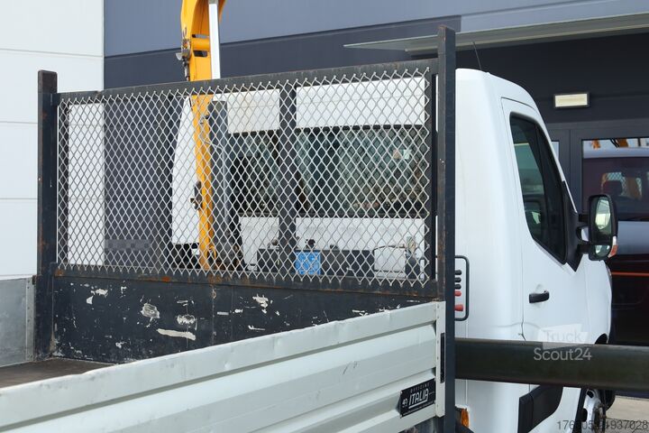 камион с платформа и кран Renault Master TC TP RG L3 T35 ICE CASSONE Casso