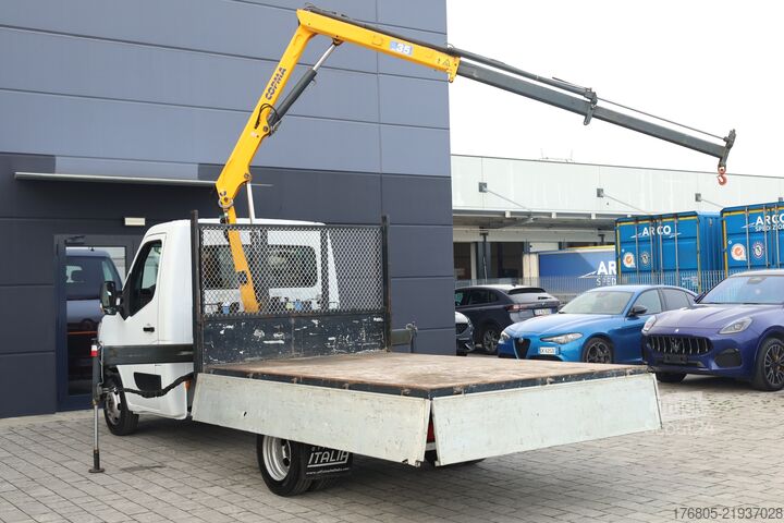 камион с платформа и кран Renault Master TC TP RG L3 T35 ICE CASSONE Casso