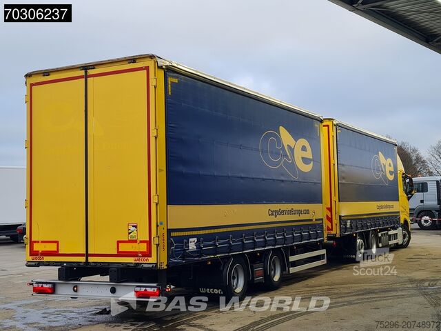 Kayar branda Volvo FH 460 6X2 Curtainsider Combi LNG Engine Slidin...