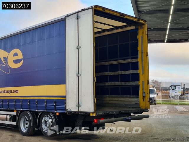 Kayar branda Volvo FH 460 6X2 Curtainsider Combi LNG Engine Slidin...