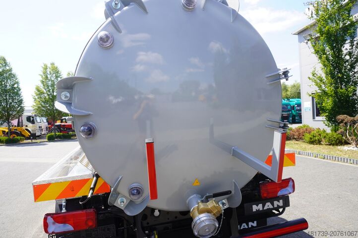 JAUNA šķidrmēslu cisterna MAN TGM 15.250 / NEW septic tank (07/2025) s