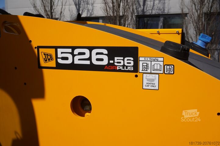 Caricatore telescopico JCB 526-56 AGRI Plus / 5.6 m / joystick