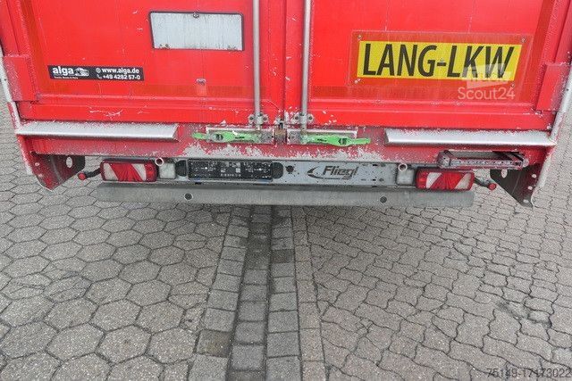 Semirimorchio con pianale mobile FLIEGL SDS 390, 8mm Boden, 102m³, Lang LKW Typ 1, SAF