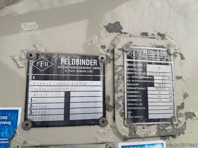 Silo Feldbinder 3 ass bulkoplegger