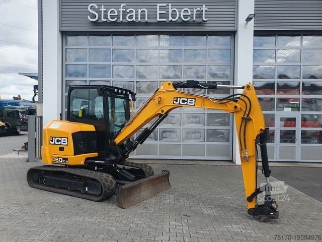 Minirýpadlo JCB 60C - 2 / nur 316h! / 2022 / HS03 / Klima!