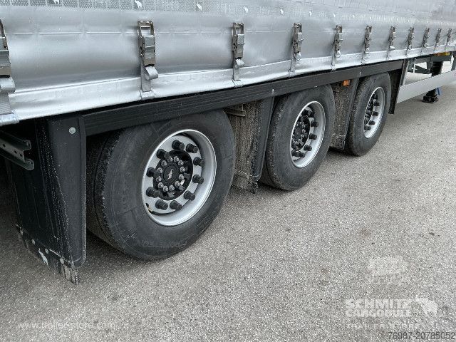 Odprta polprikolica s ponjavo Schmitz Cargobull Curtainsider Mega