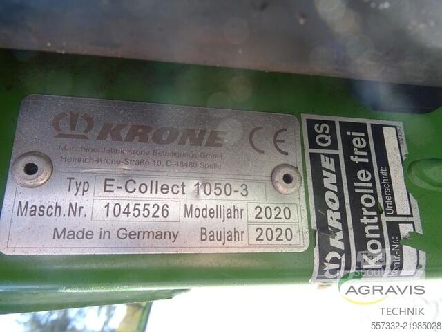Kombajn sklízecí Krone EASY COLLECT 1053