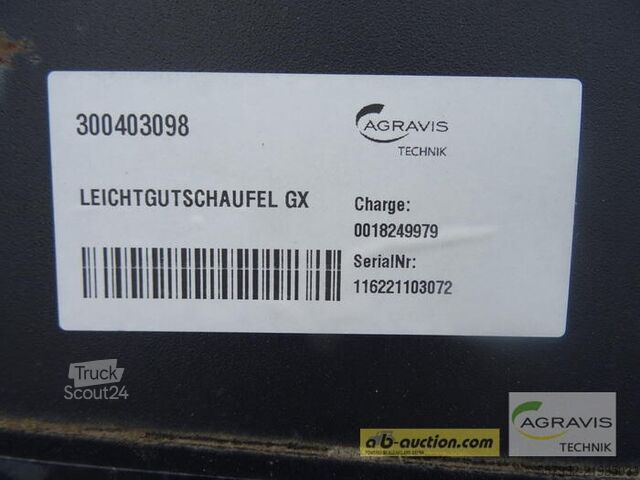 Parti e accessori Quicke LEICHTGUTSCHAUFEL GXL+ 260