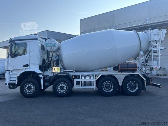 Betonmischer LKW MERCEDES-BENZ AROCS 3745, 8X4 BETONMISCHER, EURO 6,  10M³ IMER