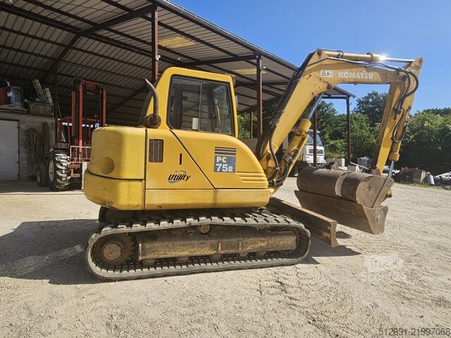 Mini-pelle Komatsu PC 75 R