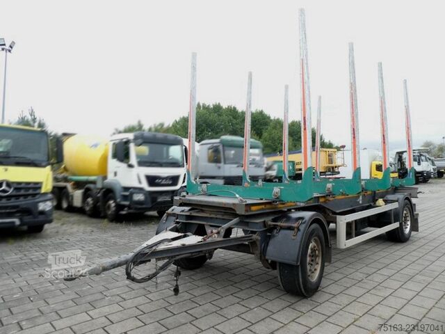 Remolque de troncos  Kurzholzanhänger P020 Spezialanhänger