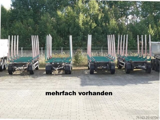 Remolque de troncos  Kurzholzanhänger P020 Spezialanhänger