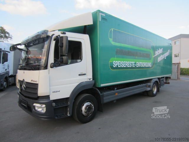 LKW mit Kofferaufbau MERCEDES-BENZ Atego 1524 L Euro 6, Autom., LdBw., AHK., 7,20m