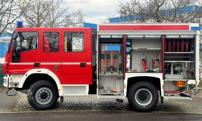 Ugunsdzēsēju transportlīdzeklis, ugunsdzēsēju automašīna ar komandu Iveco FF110E25 Magirus Löschfahrzeug LF 10