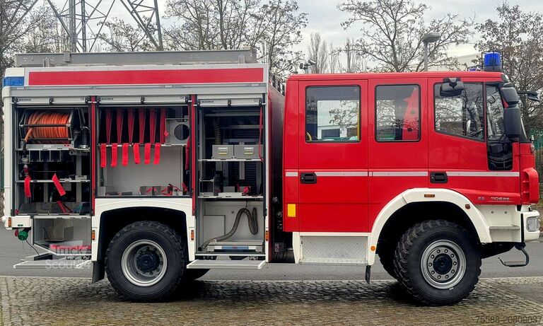 Ugunsdzēsēju transportlīdzeklis, ugunsdzēsēju automašīna ar komandu Iveco FF110E25 Magirus Löschfahrzeug LF 10