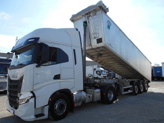 Tiptrailersemi-trailer Menci S-WAY 510 + VASCA MENCI 46 mc