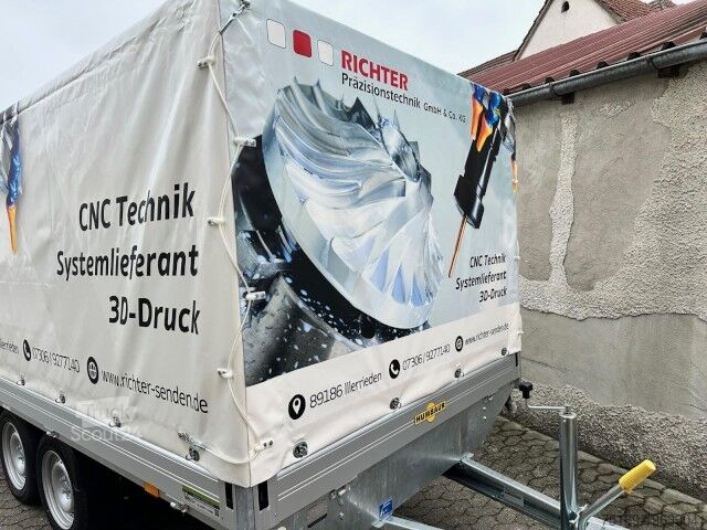 Ρυμουλκούμενο αυτοκινήτου Humbaur Humbaur Plane mit Beschriftung im Digitaldruck