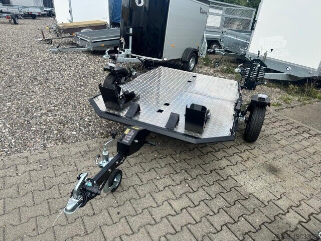 Remolque para motocicletas  Lorries Motorradanhänger MT-2, 0,75 to. 240 x 174 cm, Alufelgen