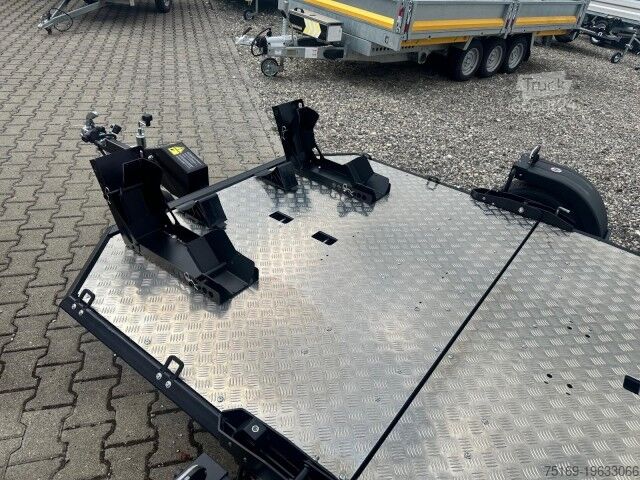Remolque para motocicletas  Lorries Motorradanhänger MT-2, 0,75 to. 240 x 174 cm, Alufelgen
