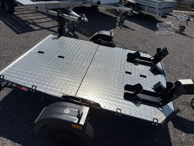 Remolque para motocicletas  Lorries Motorradanhänger MT-2, 0,75 to. 240 x 174 cm, Alufelgen