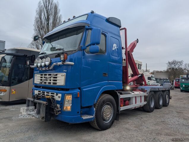 Hákový nosič kontejnerů Volvo FH520-37 8x4 JOAB Lift+Lenk Blatt/Luft