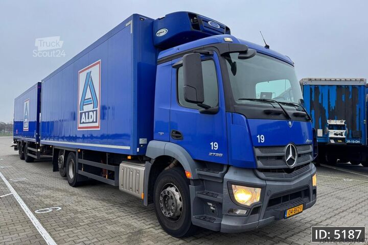 Refrigerated/frozen transport Mercedes-Benz Antos 2736 Day Cab, Euro 6, + Schmitz / Durchla...