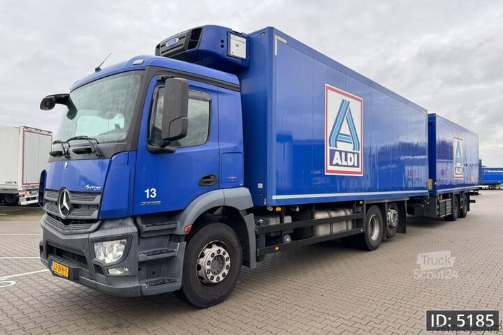 Refrigerated/frozen transport Mercedes-Benz Antos 2736 Day Cab, Euro 6, + Schmitz / Durchla...