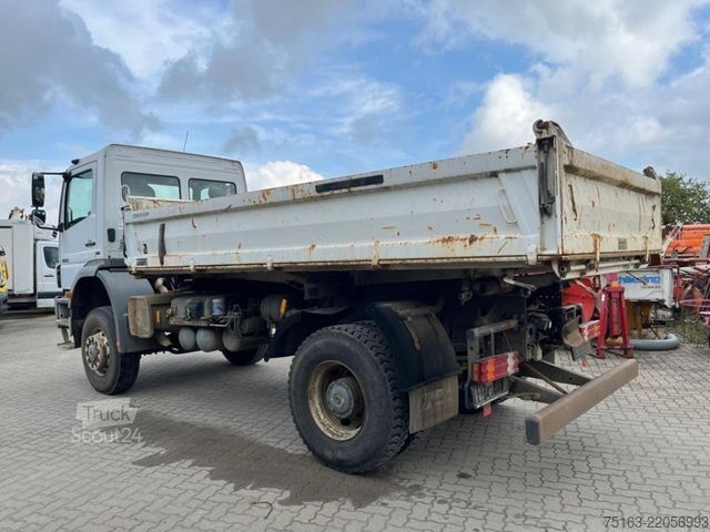 Kolmisivuinen kippiauto MERCEDES-BENZ Axor 1823 AK 4x4 2-Achs Allradkipper Meiller
