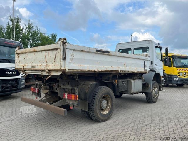 Kolmisivuinen kippiauto MERCEDES-BENZ Axor 1823 AK 4x4 2-Achs Allradkipper Meiller
