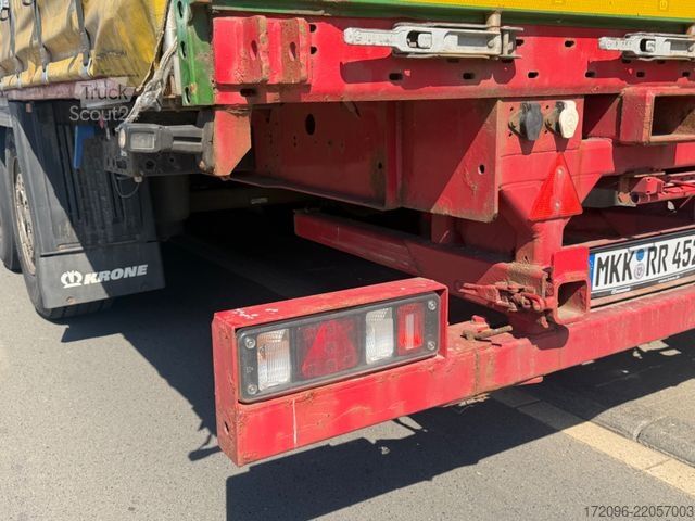 Otevřený návěs s plachtou KRONE SD Stapler, Standard, TÜV!!, Hubdach, Lifta.