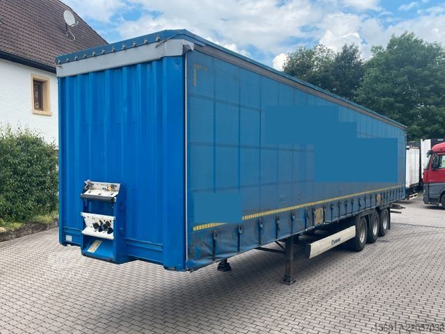 Nyitott ponyvás félpótkocsi KRONE SD Standard Plane Multilock/Huckepackausführung