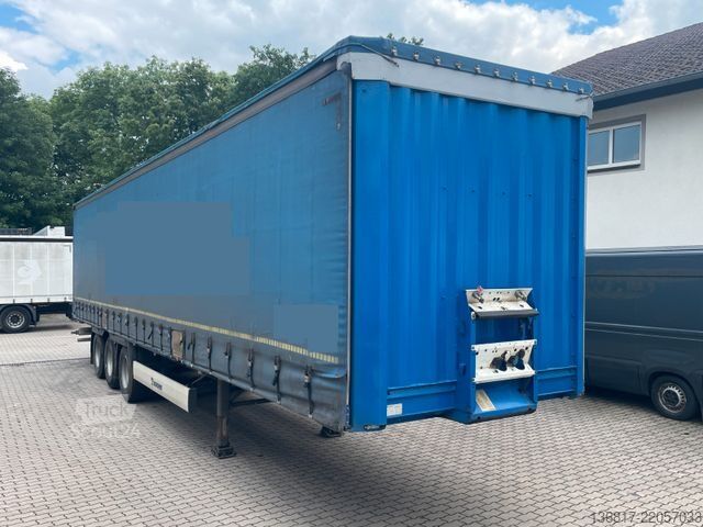 Nyitott ponyvás félpótkocsi KRONE SD Standard Plane Multilock/Huckepackausführung