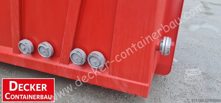 Kontejner s kavljem Decker Containerbau Abrollcontainer, Püffercontainer