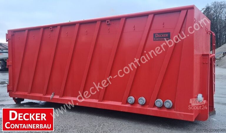 Kontejner s kavljem Decker Containerbau Abrollcontainer, Püffercontainer
