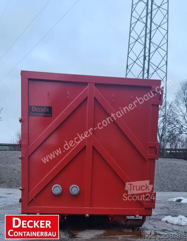 Kontejner s kavljem Decker Containerbau Abrollcontainer, Püffercontainer