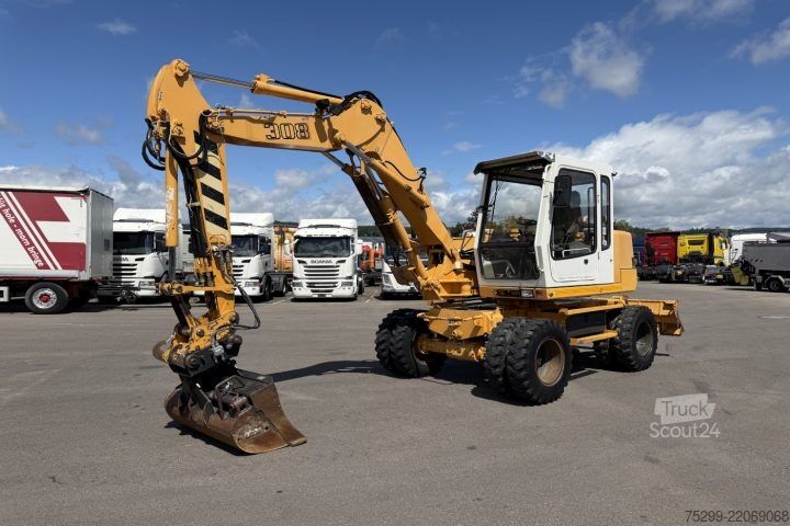 Rolo compactador Liebherr 308 Mobilbagger / Swiss-Vehicle