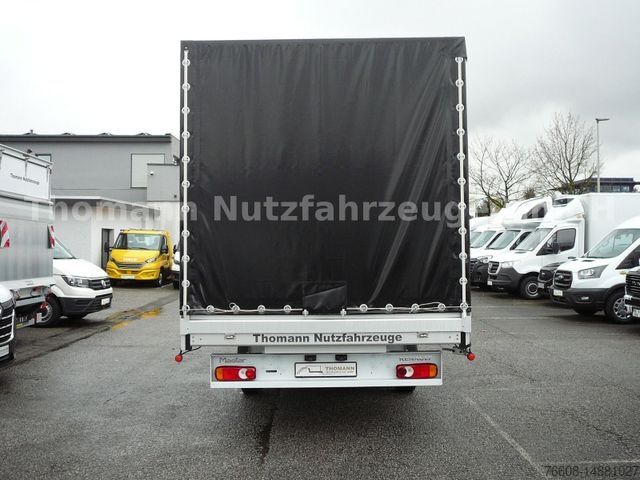 Transportador con plataforma y toldo RENAULT Pritsche Plane mit Schlafkabine