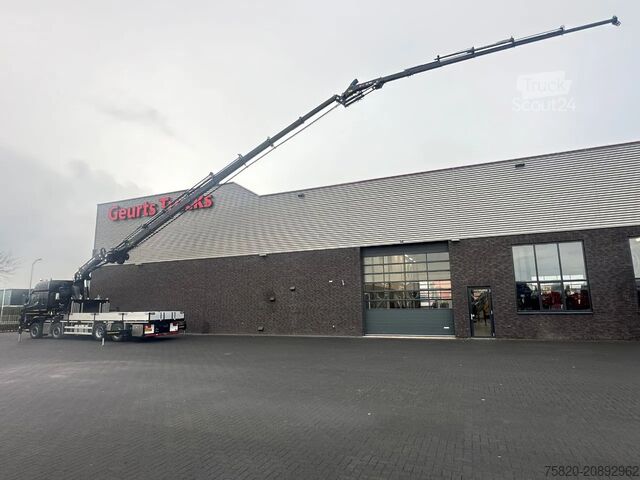 Autokrāna kravas automašīna DAF CF 450 8X2 + HIAB 858E-8 + JIB 150X-6 JDC KRAAN...