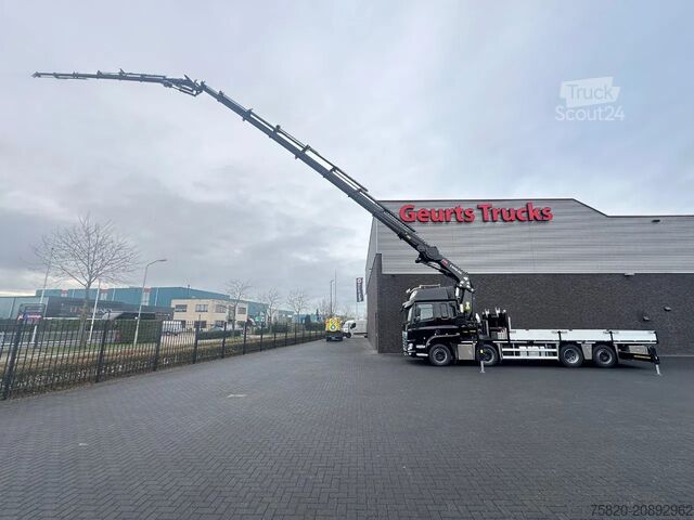 Autokrāna kravas automašīna DAF CF 450 8X2 + HIAB 858E-8 + JIB 150X-6 JDC KRAAN...