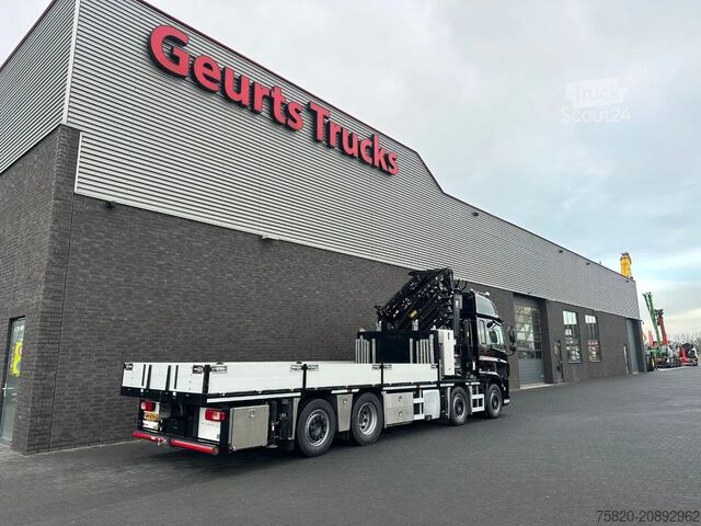 Autokrāna kravas automašīna DAF CF 450 8X2 + HIAB 858E-8 + JIB 150X-6 JDC KRAAN...