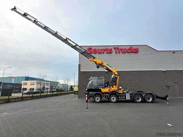 Autokrāna kravas automašīna Volvo FH 480 8X4 TREKKER + EFFER 1355/8S KRAAN/KRAN/C...