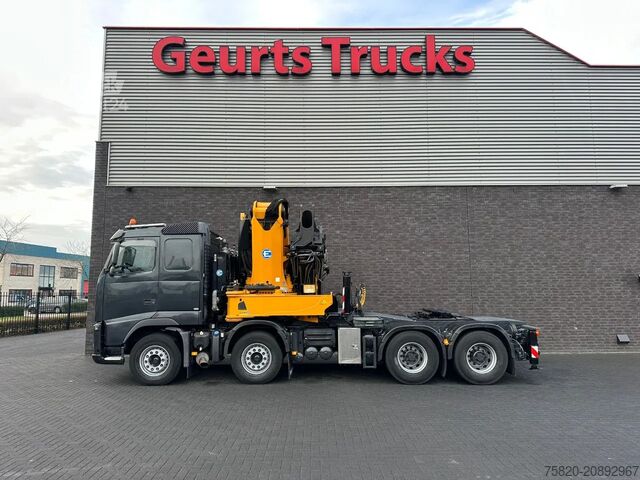 Autokrāna kravas automašīna Volvo FH 480 8X4 TREKKER + EFFER 1355/8S KRAAN/KRAN/C...