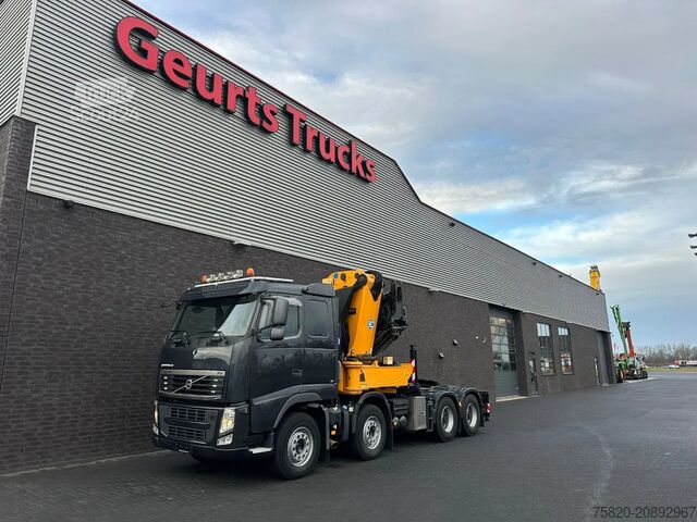 Autokrāna kravas automašīna Volvo FH 480 8X4 TREKKER + EFFER 1355/8S KRAAN/KRAN/C...