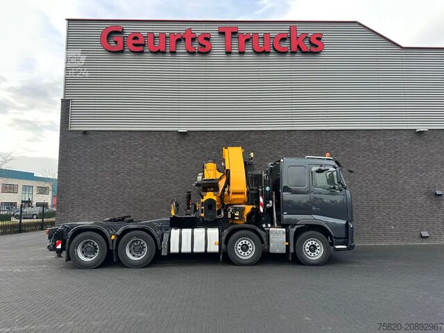 Autokrāna kravas automašīna Volvo FH 480 8X4 TREKKER + EFFER 1355/8S KRAAN/KRAN/C...