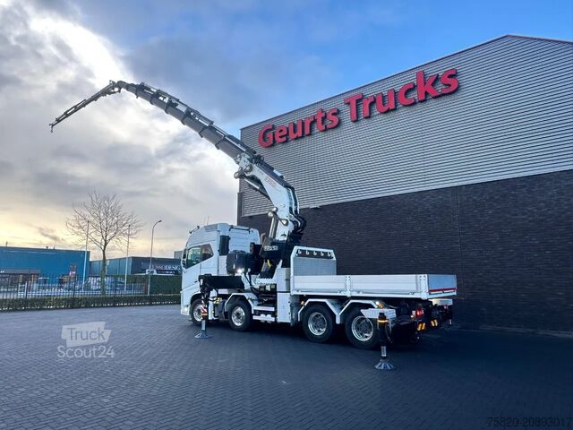 Autokrāna kravas automašīna Volvo FH 16.650 8X4 TREKKER-BAKWAGEN COMBI + FASSI F1...