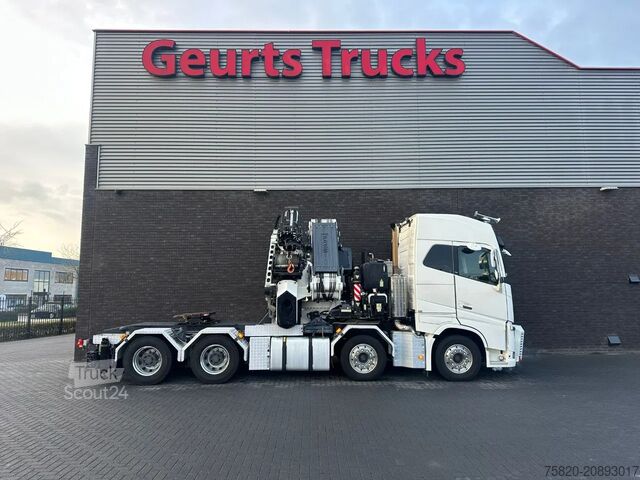 Autokrāna kravas automašīna Volvo FH 16.650 8X4 TREKKER-BAKWAGEN COMBI + FASSI F1...