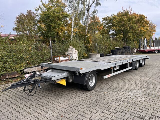 Tieflader Anhänger Möslein TO 3 F Schwebheim  3 Achs Tiefladeranhänger