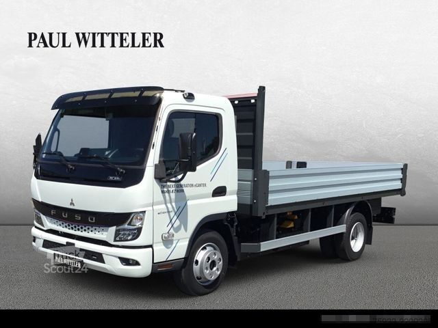 Furgonetka pick-up FUSO eCanter 7C18e M-Batterie Pritschenaufbau / LED