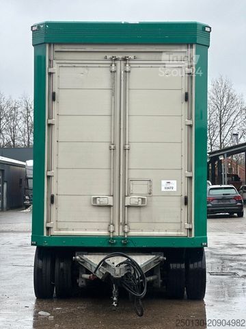 Remorcă pentru transport cai MENKE-JANZEN 3.Stock Viehanhänger Aggregat/Hubdach/Liftachse